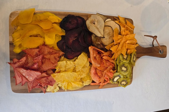 Defydrated Fruit - Large Wood Cutting Board